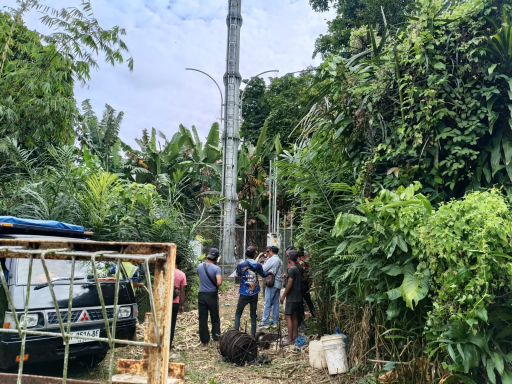 PEMBONGKARAN BTS TIDAK BERIJIN DI DESA GERIH